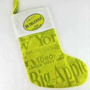 DKNY Be Delicious Perfume by Donna Karan 17"  Felt Holiday Christmas Stocking